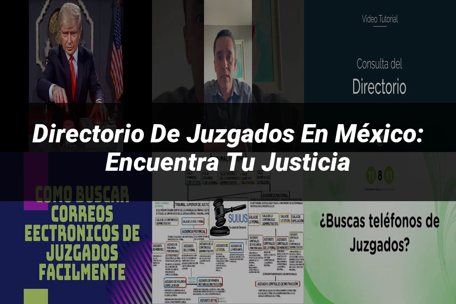 "Directorio de juzgados en México: Encuentra tu justicia"