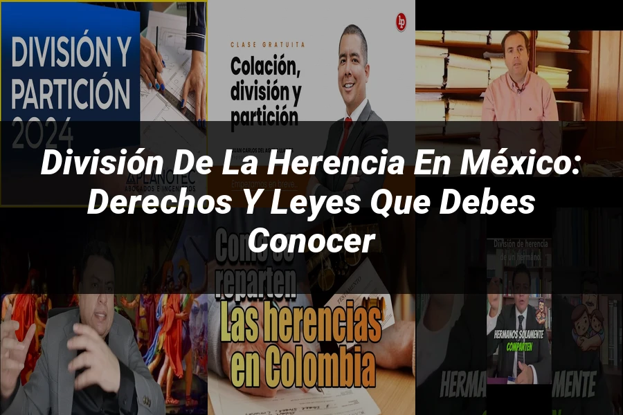 "División de la Herencia en México: Derechos y Leyes que Debes Conocer"
