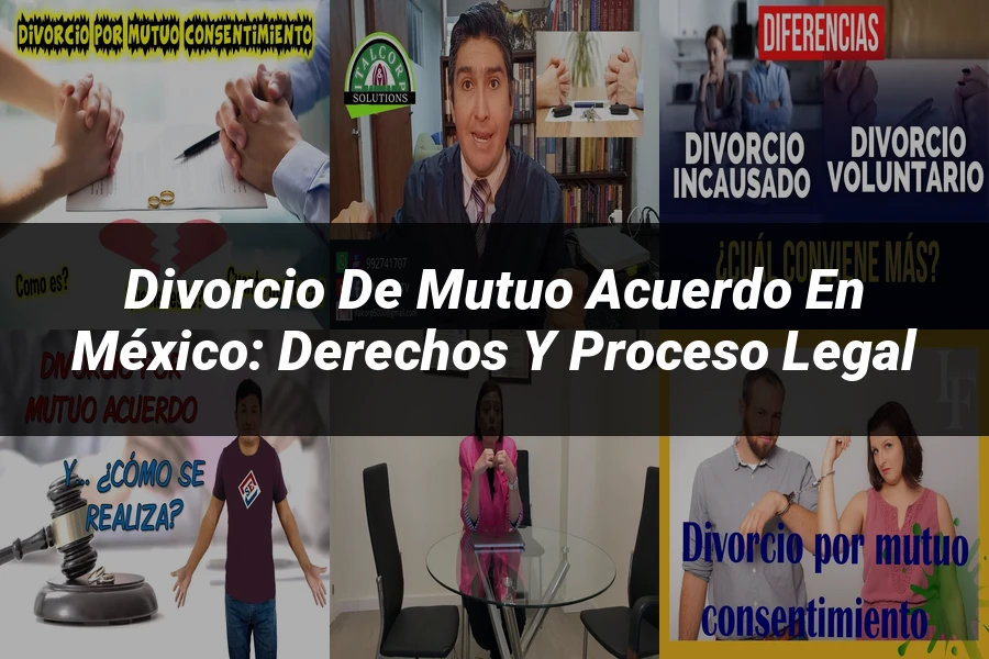 "Divorcio de Mutuo Acuerdo en México: Derechos y Proceso Legal"