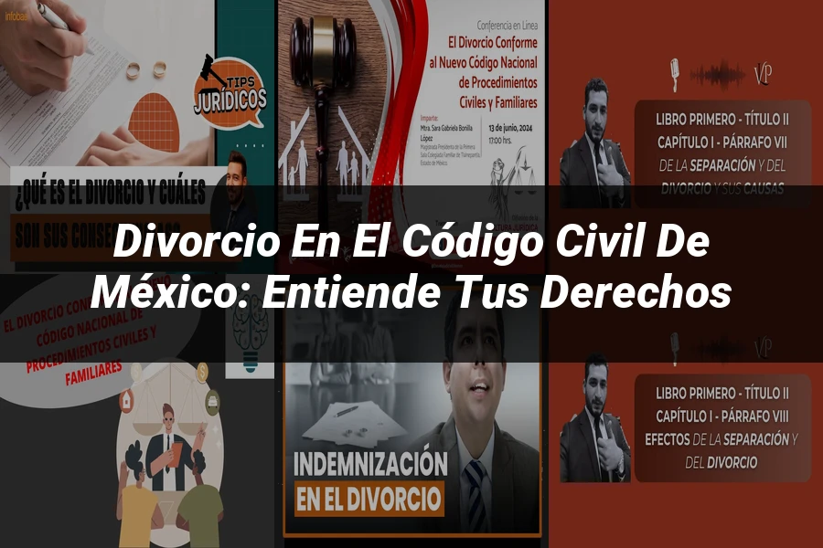 "Divorcio en el Código Civil de México: Entiende tus Derechos"