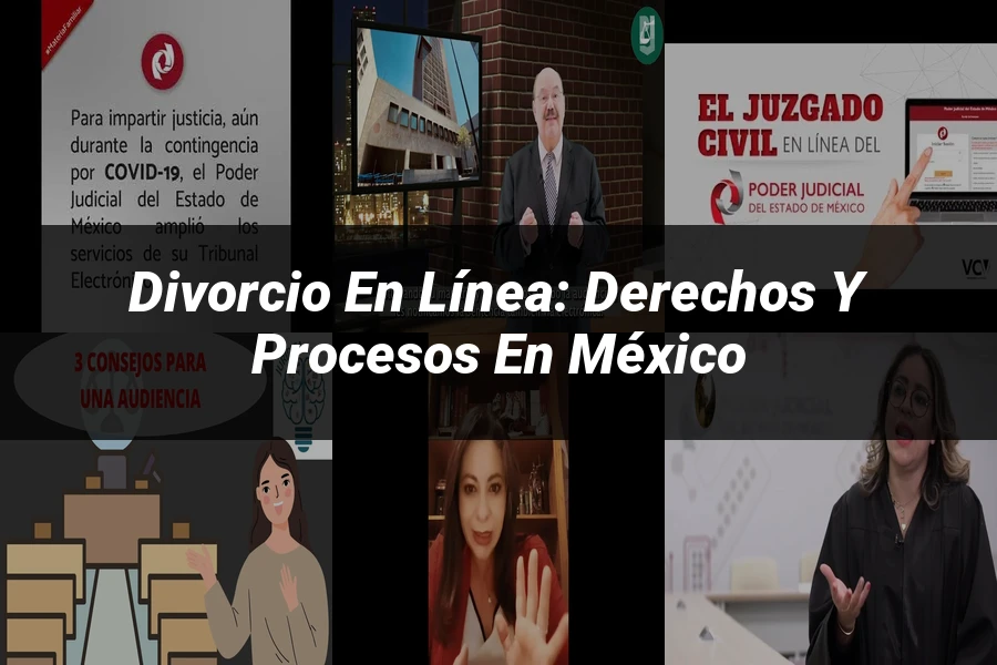 "Divorcio en línea: derechos y procesos en México"