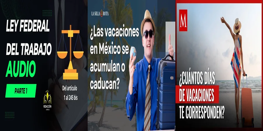 "Días de vacaciones en la Ley Federal del Trabajo en México"
