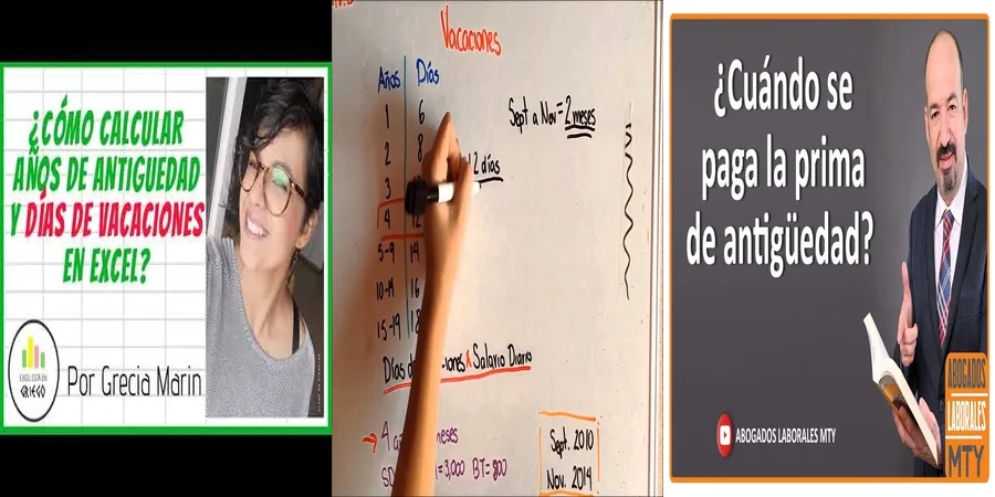 "Días de vacaciones por antigüedad: derechos laborales en México"