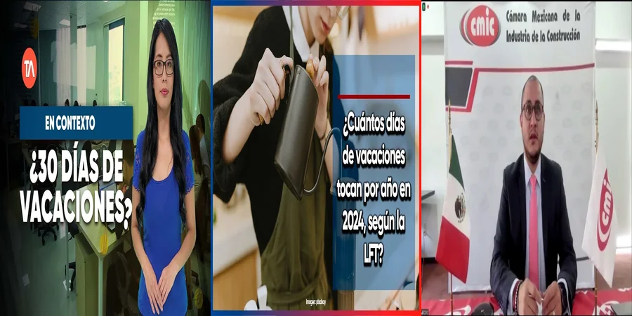 "Días de vacaciones según la ley del trabajo en México"