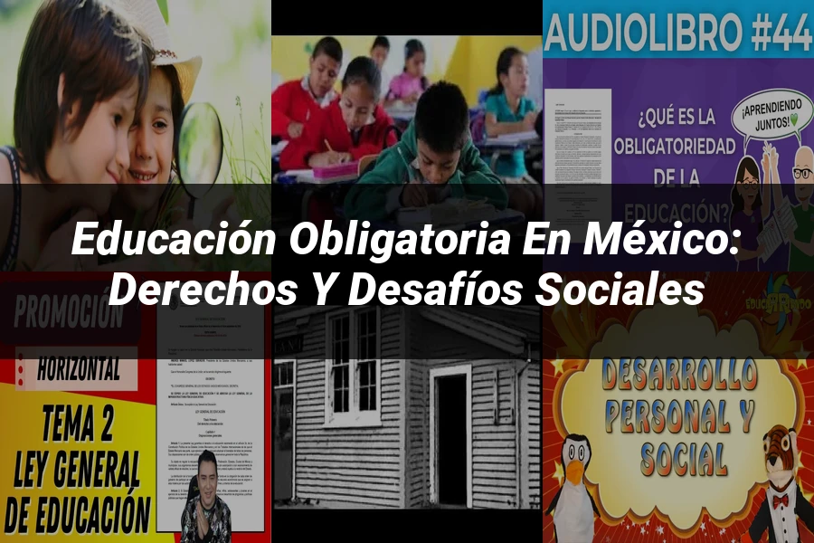 "Educación Obligatoria en México: Derechos y Desafíos Sociales"