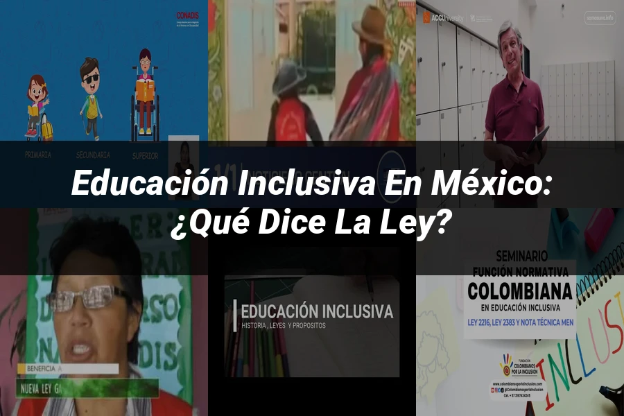 "Educación inclusiva en México: ¿Qué dice la ley?"