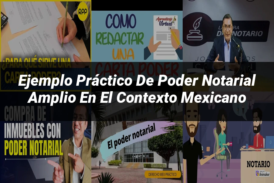 "Ejemplo Práctico de Poder Notarial Amplio en el Contexto Mexicano"