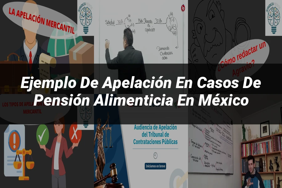 "Ejemplo de apelación en casos de pensión alimenticia en México"