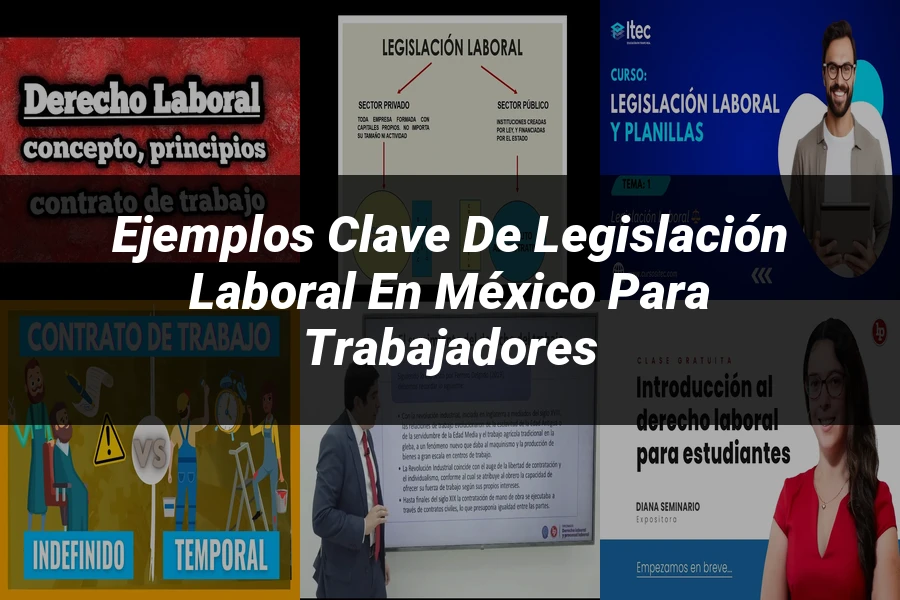 "Ejemplos Clave de Legislación Laboral en México para Trabajadores"