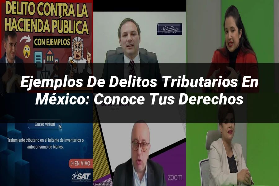 "Ejemplos de Delitos Tributarios en México: Conoce tus Derechos"
