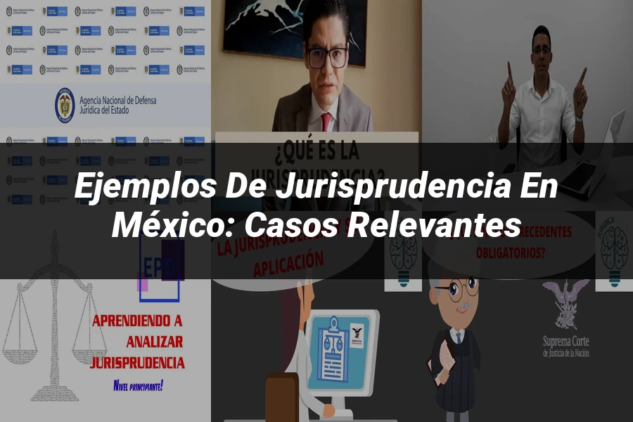 "Ejemplos de Jurisprudencia en México: Casos Relevantes"