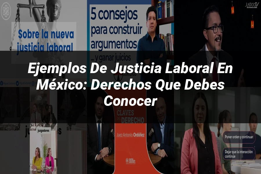 "Ejemplos de Justicia Laboral en México: Derechos que Debes Conocer"
