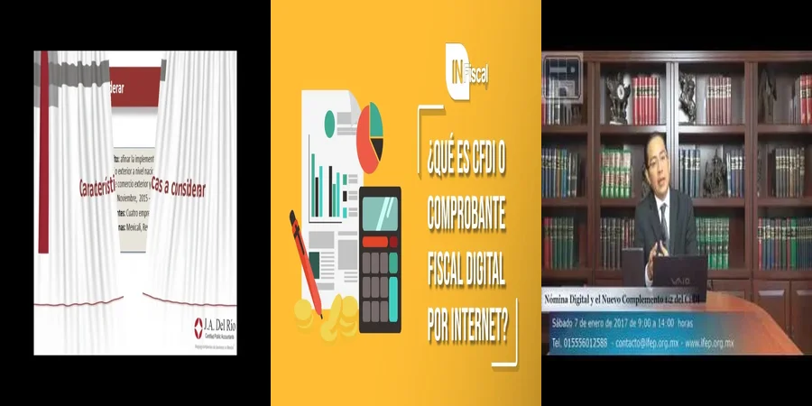 "Ejemplos de comprobantes fiscales digitales en la ley mexicana"
