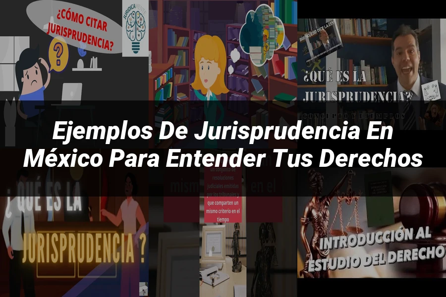 "Ejemplos de jurisprudencia en México para entender tus derechos"