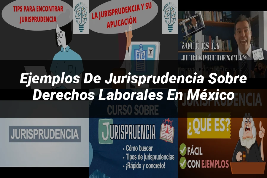 "Ejemplos de jurisprudencia sobre derechos laborales en México"