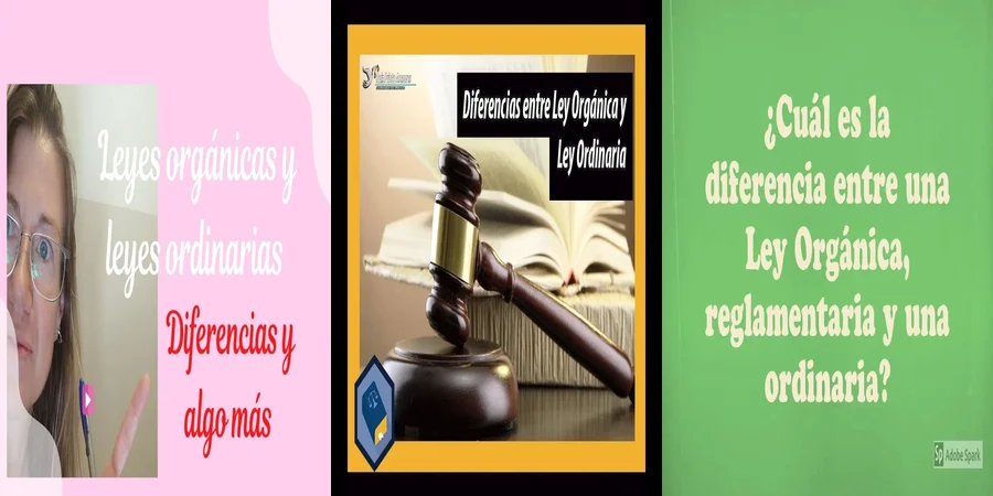 "Ejemplos de leyes orgánicas y ordinarias en el contexto mexicano"