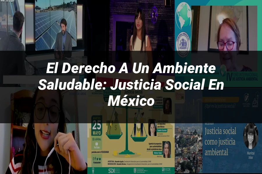 "El Derecho a un Ambiente Saludable: Justicia Social en México"