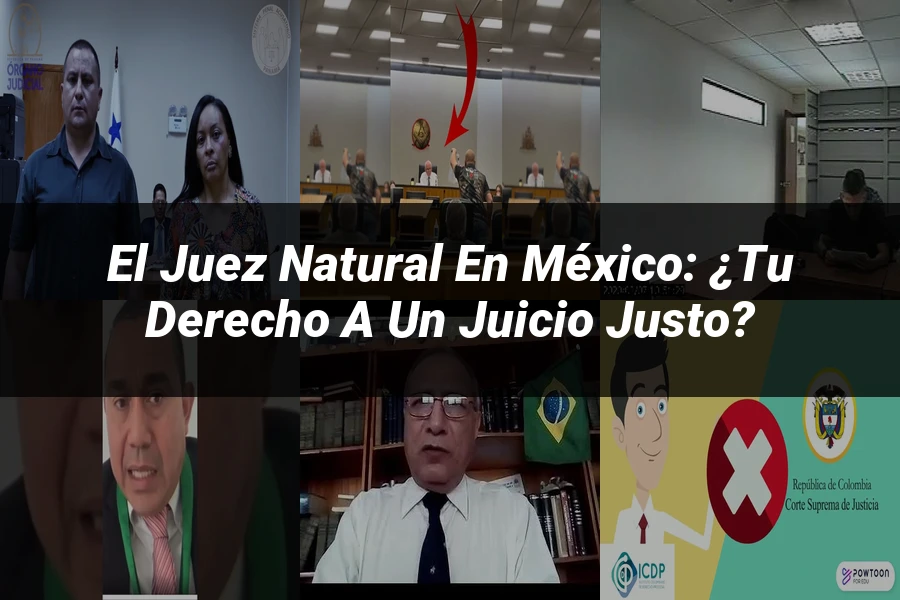 "El Juez Natural en México: ¿Tu Derecho a un Juicio Justo?"
