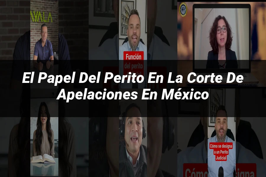 "El Papel del Perito en la Corte de Apelaciones en México"