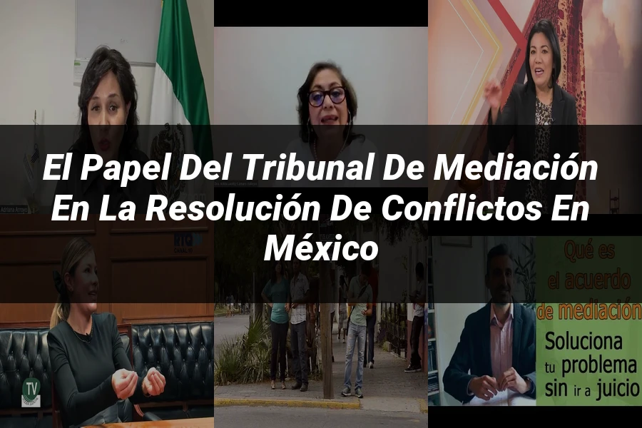"El Papel del Tribunal de Mediación en la Resolución de Conflictos en México"