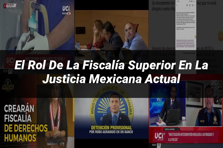 "El Rol de la Fiscalía Superior en la Justicia Mexicana Actual"