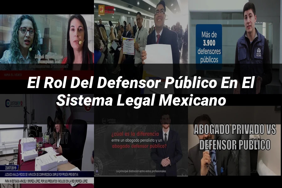 "El Rol del Defensor Público en el Sistema Legal Mexicano"