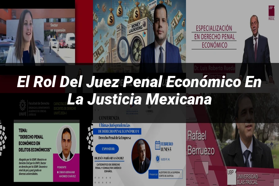 "El Rol del Juez Penal Económico en la Justicia Mexicana"