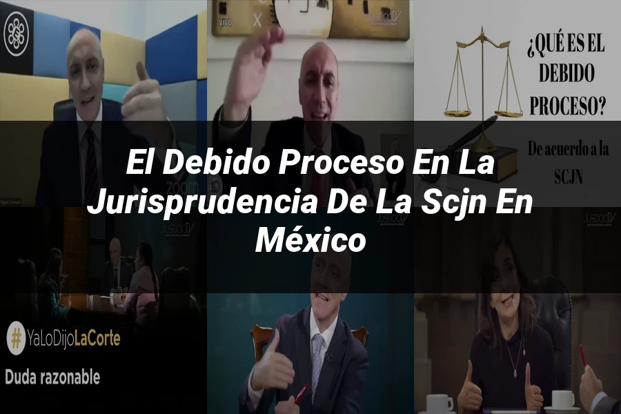 "El debido proceso en la jurisprudencia de la SCJN en México"