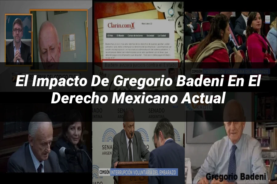 "El impacto de Gregorio Badeni en el derecho mexicano actual"