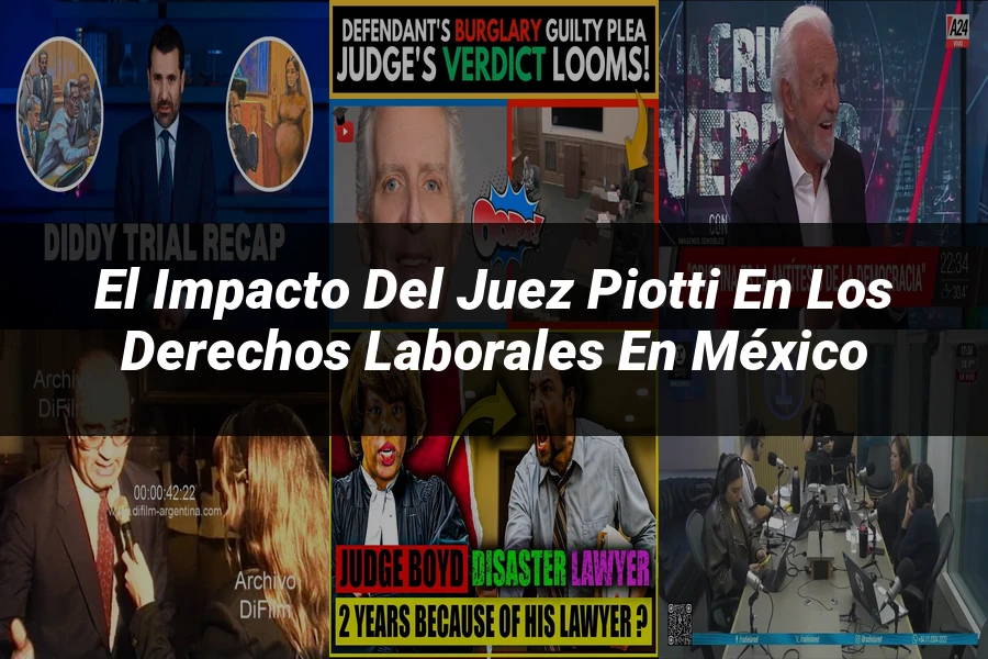 "El impacto del juez Piotti en los derechos laborales en México"