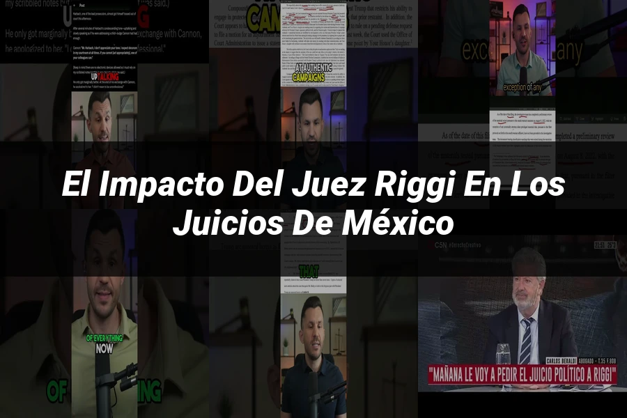 "El impacto del juez Riggi en los juicios de México"