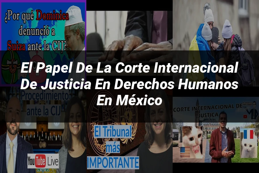"El papel de la corte internacional de justicia en derechos humanos en México"