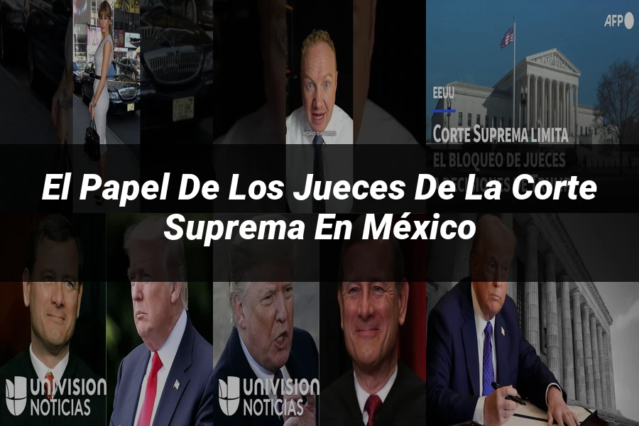 "El papel de los jueces de la corte suprema en México"