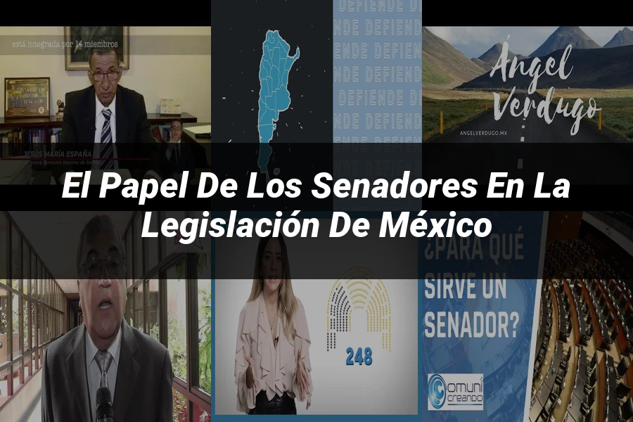 "El papel de los senadores en la legislación de México"
