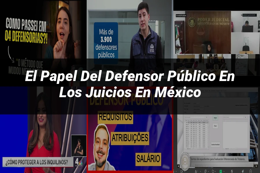 "El papel del defensor público en los juicios en México"