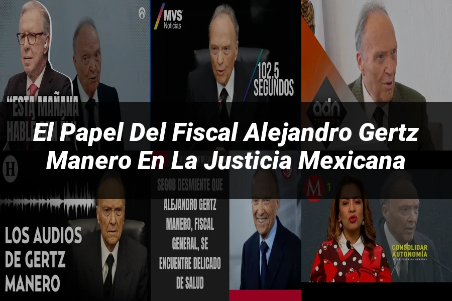 "El papel del fiscal Alejandro Gertz Manero en la justicia mexicana"