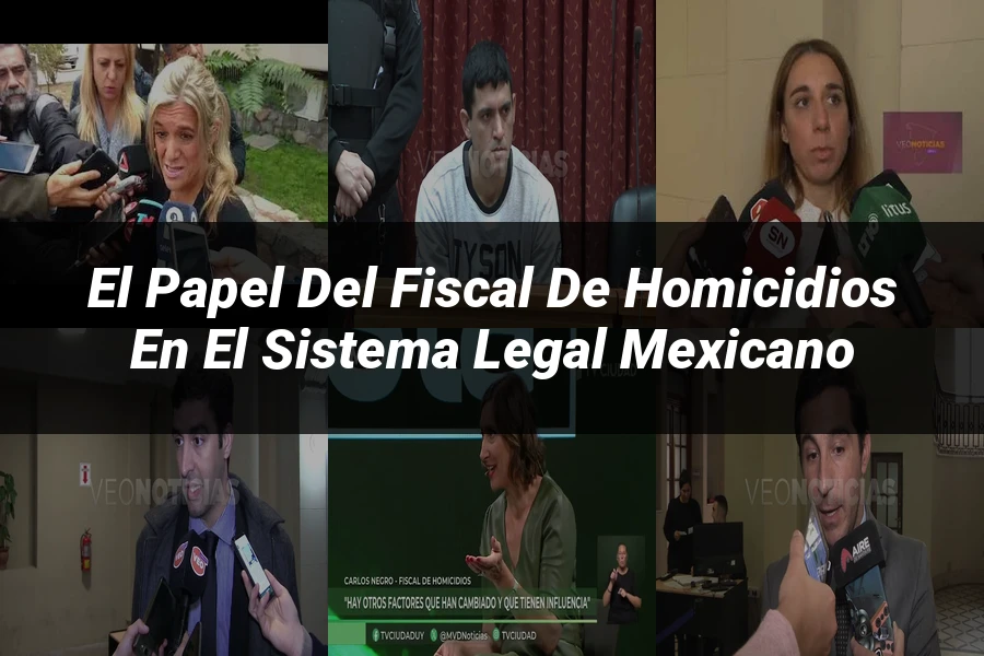 "El papel del fiscal de homicidios en el sistema legal mexicano"