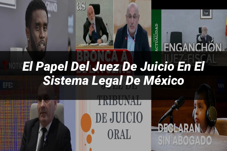 "El papel del juez de juicio en el sistema legal de México"