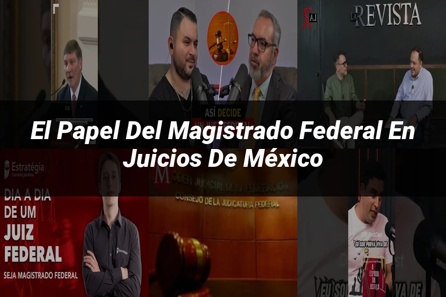 "El papel del magistrado federal en juicios de México"