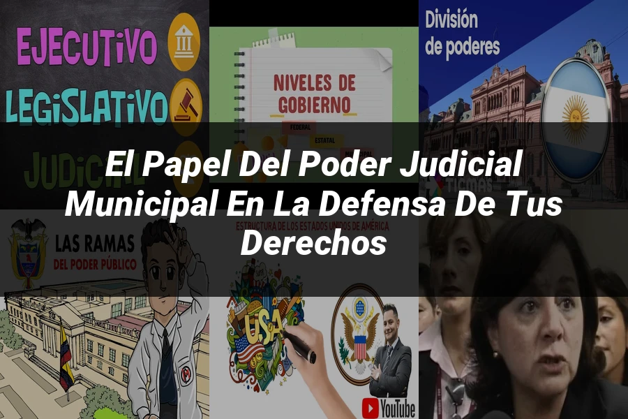 "El papel del poder judicial municipal en la defensa de tus derechos"