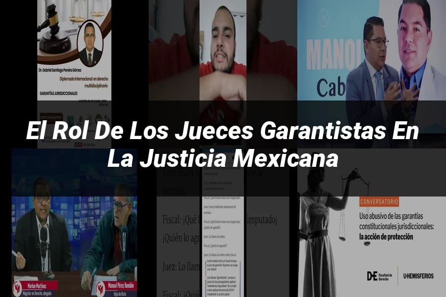 "El rol de los jueces garantistas en la justicia mexicana"