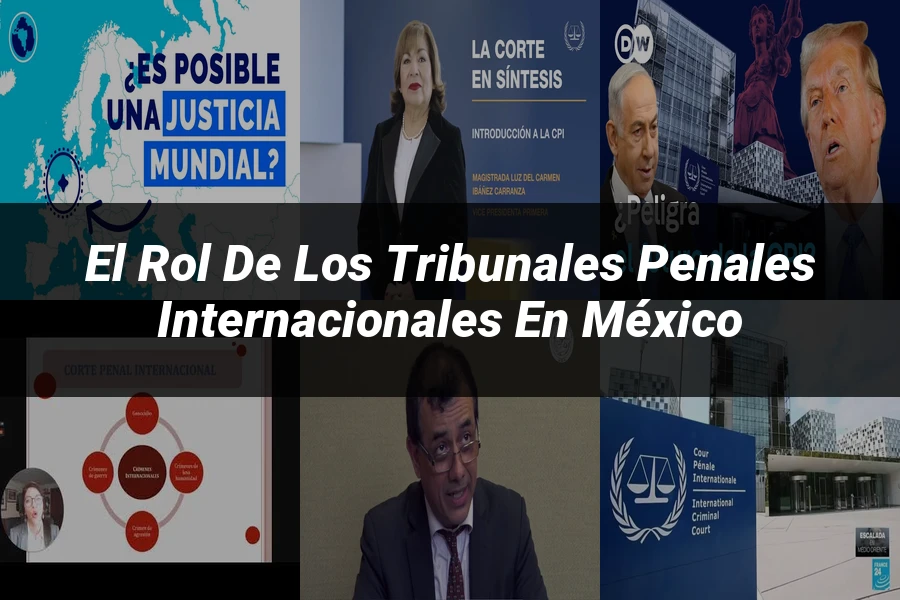 "El rol de los tribunales penales internacionales en México"