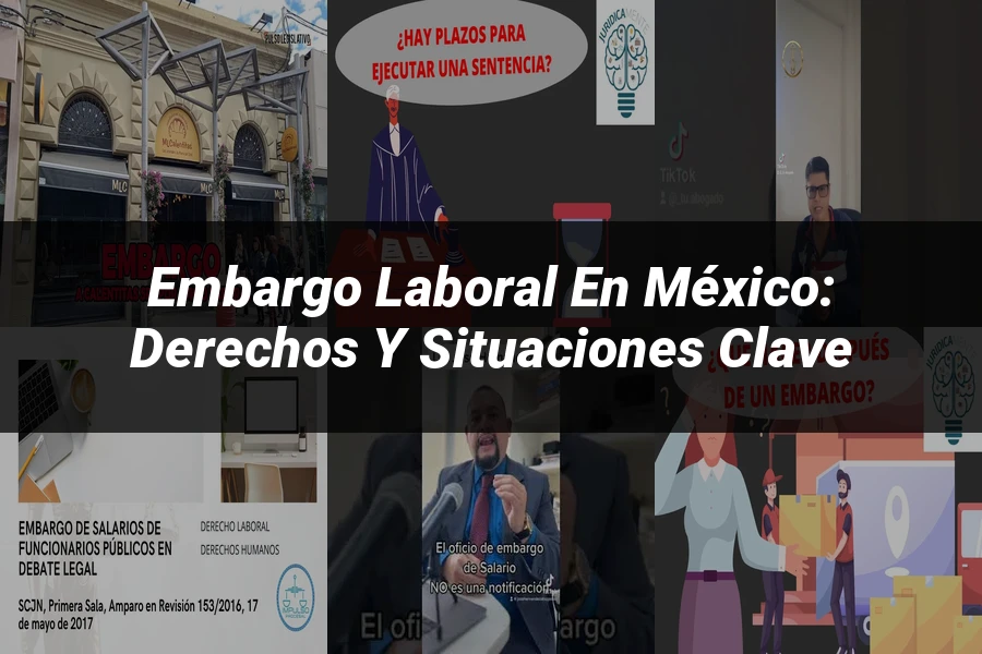 "Embargo laboral en México: derechos y situaciones clave"