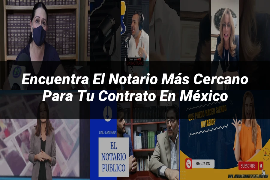 "Encuentra el notario más cercano para tu contrato en México"