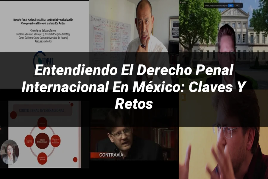 "Entendiendo el Derecho Penal Internacional en México: Claves y Retos"