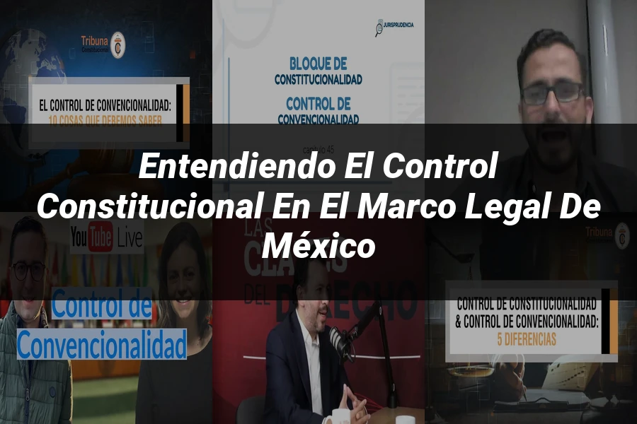 "Entendiendo el control constitucional en el marco legal de México"