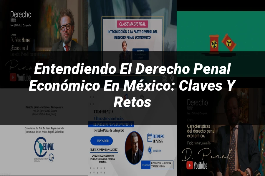 "Entendiendo el derecho penal económico en México: claves y retos"