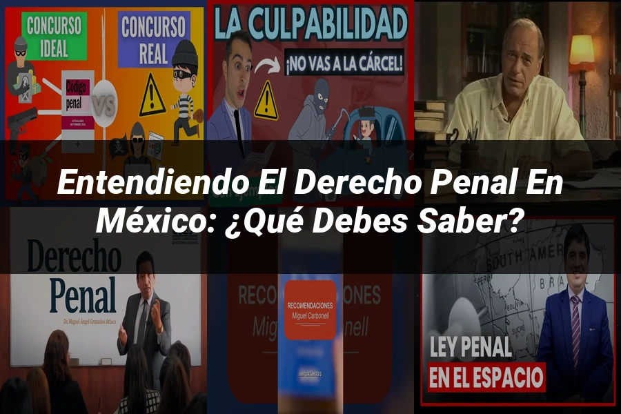 "Entendiendo el derecho penal en México: ¿Qué debes saber?"