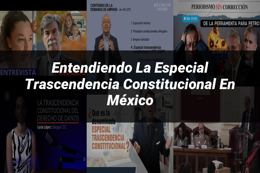 "Entendiendo la Especial Trascendencia Constitucional en México"