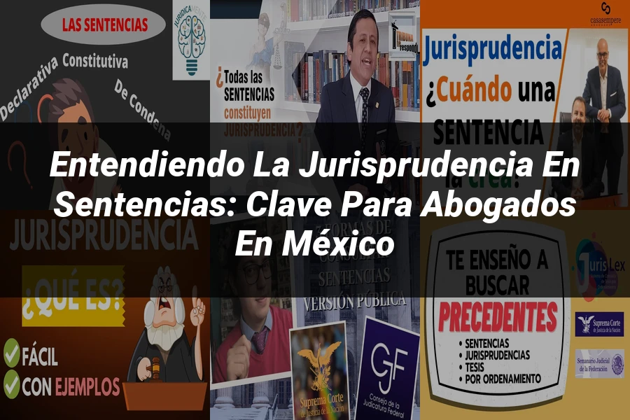"Entendiendo la Jurisprudencia en Sentencias: Clave para Abogados en México